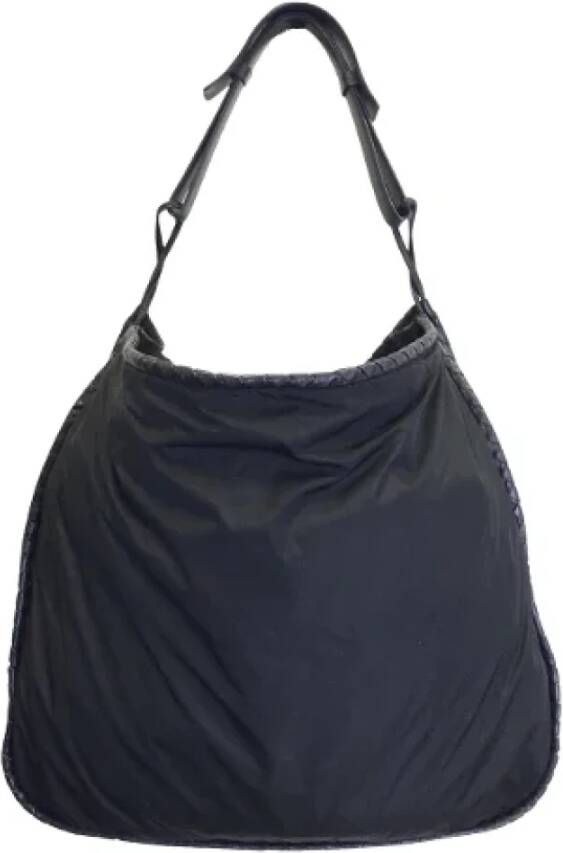 Bottega Veneta Vintage Pre-owned Fabric shoulder-bags Zwart Dames