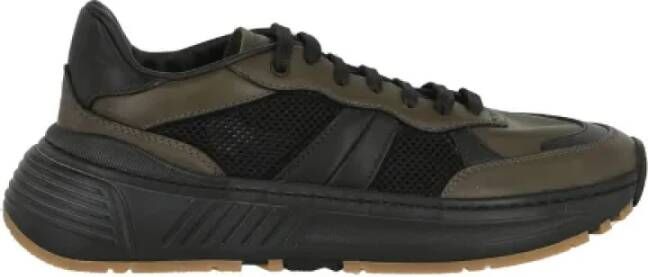 Bottega Veneta Vintage Pre-owned Fabric sneakers Groen Heren