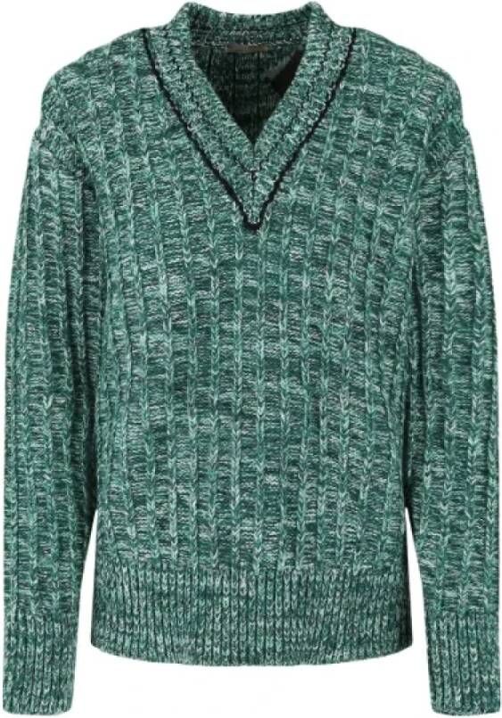 Bottega Veneta Vintage Pre-owned Fabric tops Groen Heren