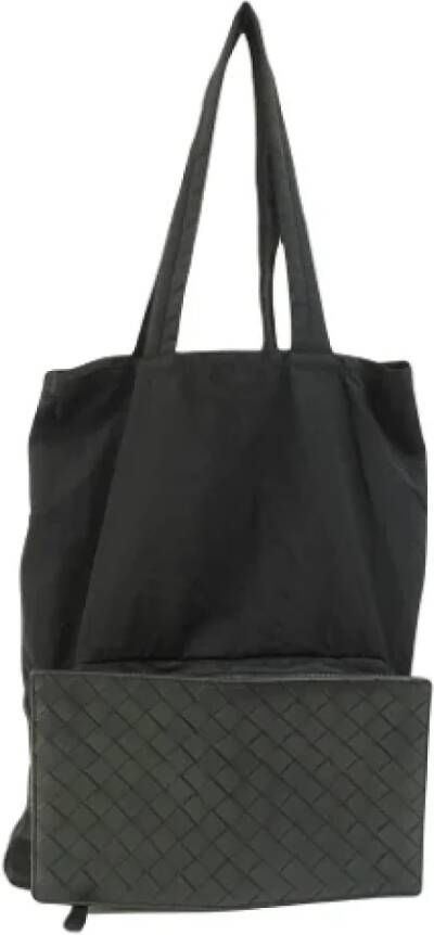 Bottega Veneta Vintage Pre-owned Fabric totes Black Dames