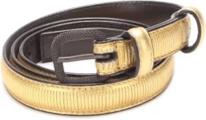 Bottega Veneta Vintage Pre-owned Leather belts Geel Dames