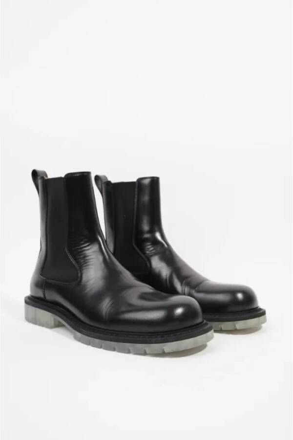 Bottega Veneta Vintage Pre-owned Leather boots Wit Heren