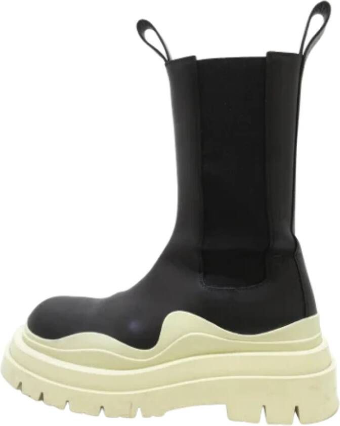 Bottega Veneta Vintage Pre-owned Leather boots Zwart Dames