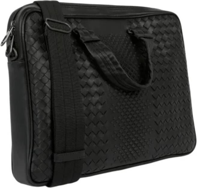Bottega Veneta Vintage Pre-owned Leather briefcases Zwart Dames