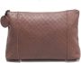 Bottega Veneta Vintage Pre-owned Leather clutches Bruin Dames - Thumbnail 1