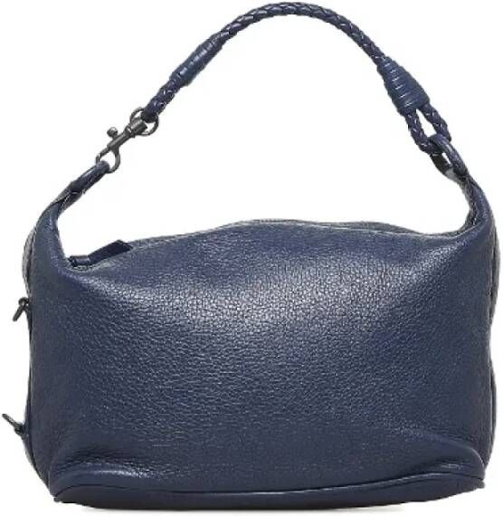Bottega Veneta Vintage Pre-owned Leather handbags Blauw Dames