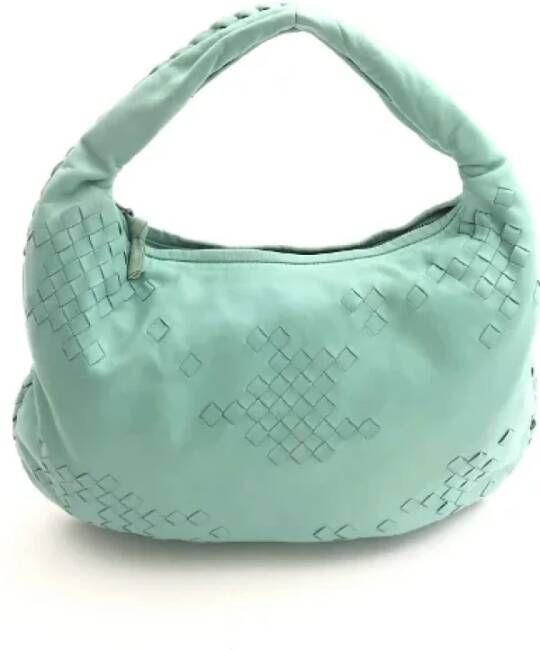Bottega Veneta Vintage Pre-owned Leather handbags Blauw Dames