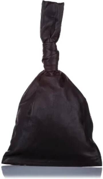 Bottega Veneta Vintage Pre-owned Leather handbags Bruin Dames