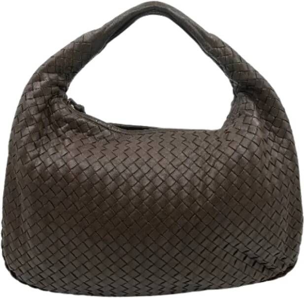 Bottega Veneta Vintage Pre-owned Leather handbags Bruin Dames