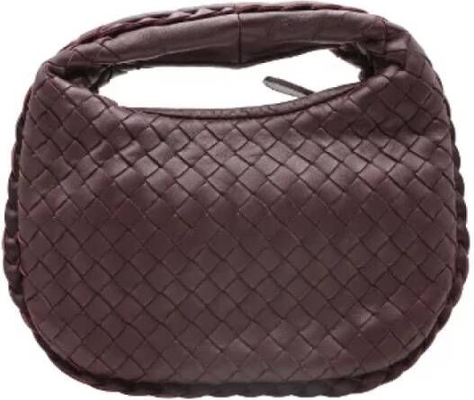Bottega Veneta Vintage Pre-owned Leather handbags Paars Dames