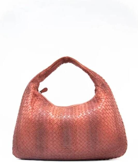 Bottega Veneta Vintage Pre-owned Leather handbags Roze Dames