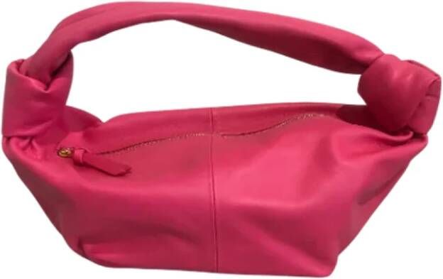 Bottega Veneta Vintage Pre-owned Leather handbags Roze Dames