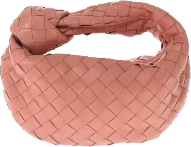 Bottega Veneta Vintage Pre-owned Leather handbags Roze Dames