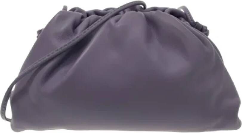 Bottega Veneta Vintage Pre-owned Leather shoulder-bags Paars Dames