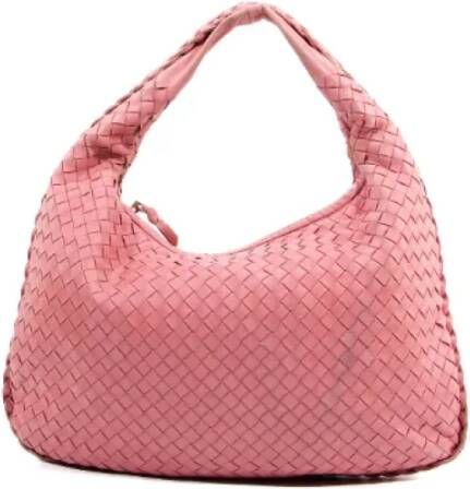 Bottega Veneta Vintage Pre-owned Leather shoulder-bags Roze Dames