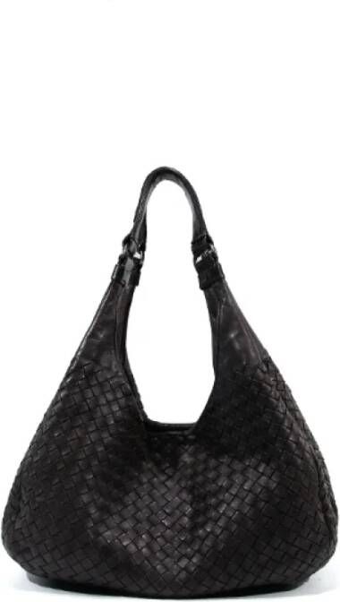 Bottega Veneta Vintage Pre-owned Leather shoulder-bags Zwart Dames