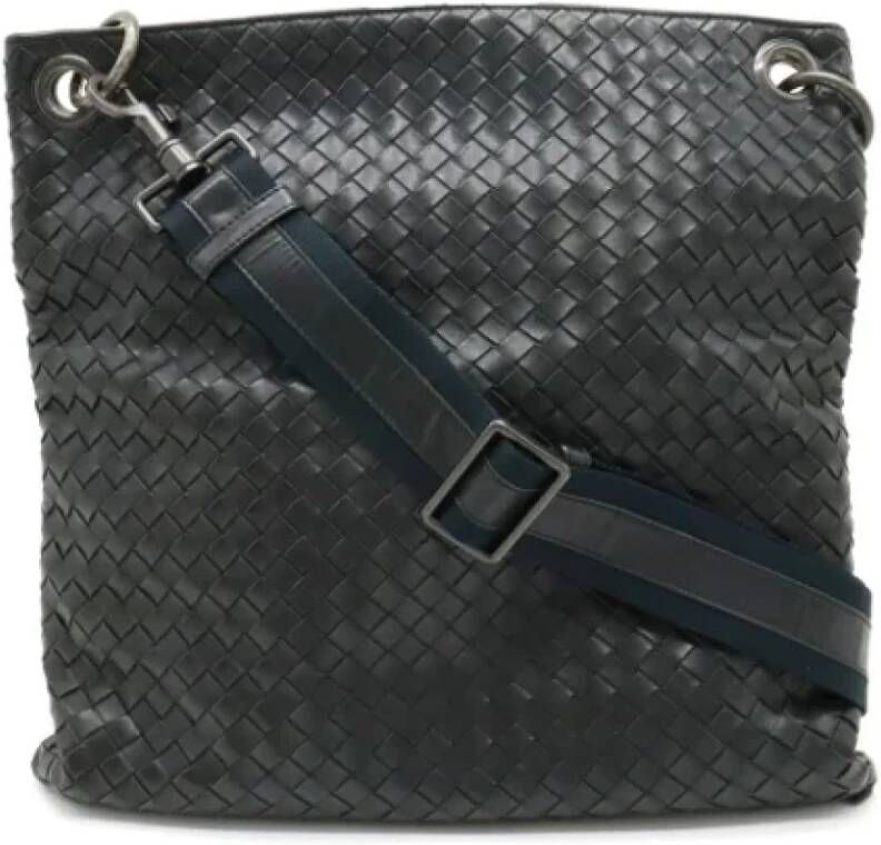 Bottega Veneta Vintage Pre-owned Leather shoulder-bags Zwart Dames