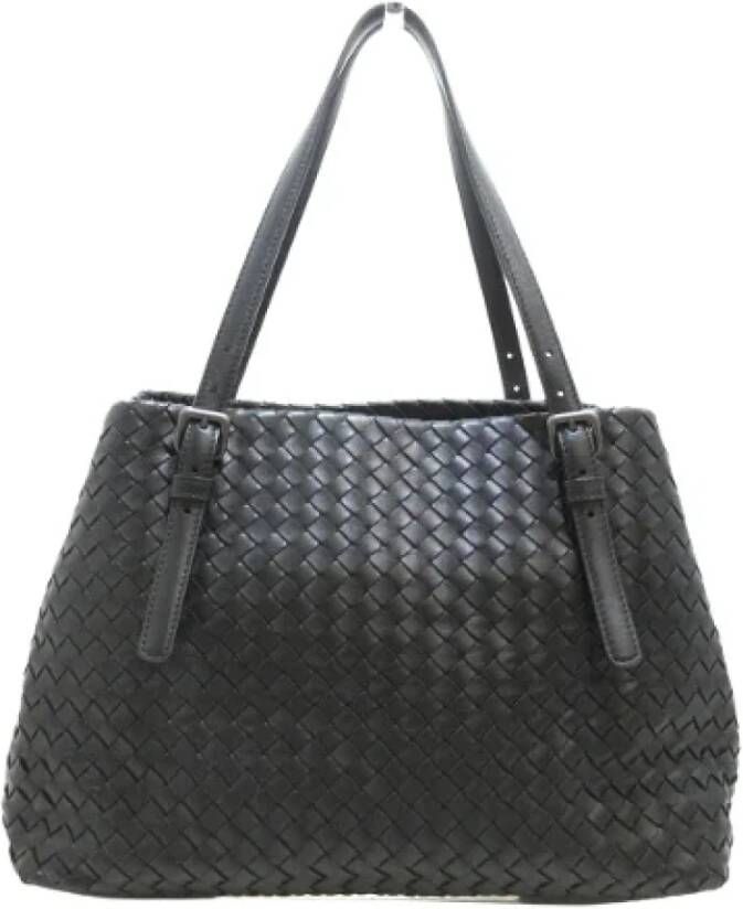 Bottega Veneta Vintage Pre-owned Leather shoulder-bags Zwart Dames