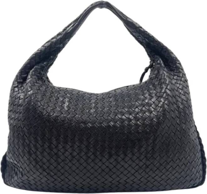 Bottega Veneta Vintage Pre-owned Leather shoulder-bags Zwart Dames