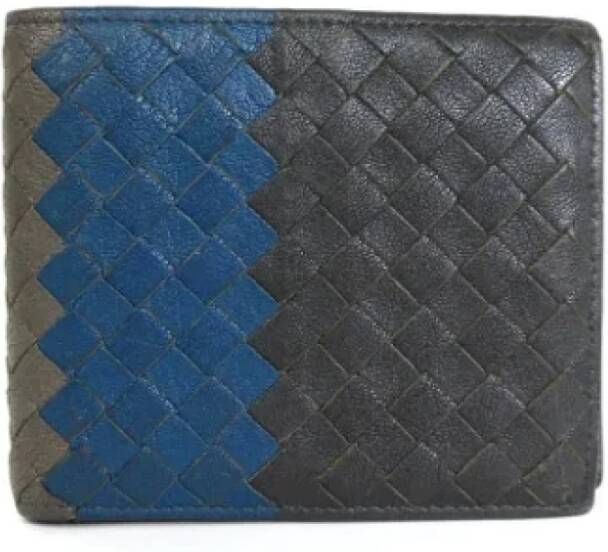 Bottega Veneta Vintage Pre-owned Leather wallets Meerkleurig Heren