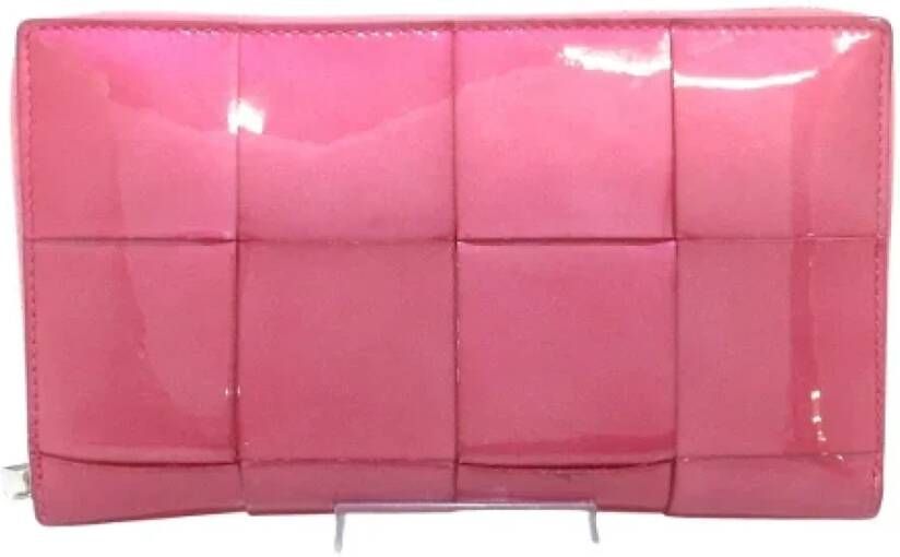 Bottega Veneta Vintage Pre-owned Leather wallets Roze Dames
