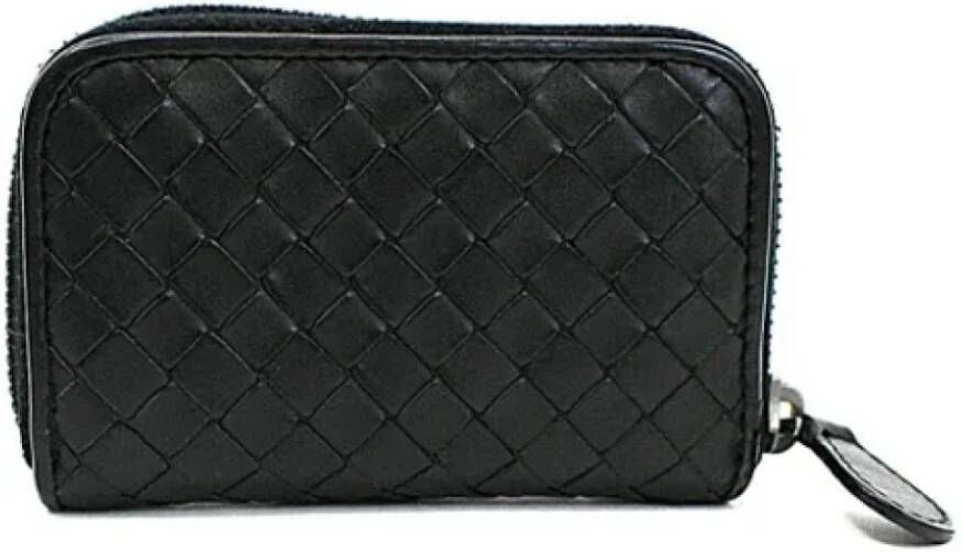 Bottega Veneta Vintage Pre-owned Leather wallets Zwart Dames