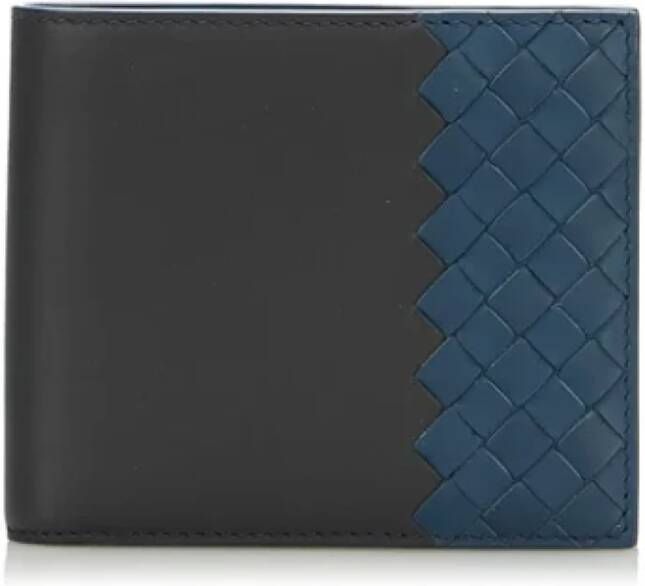 Bottega Veneta Vintage Pre-owned Leather wallets Zwart Heren