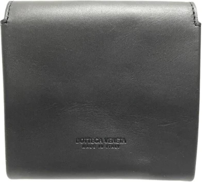 Bottega Veneta Vintage Pre-owned Leather wallets Zwart Heren