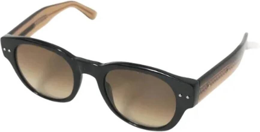 Bottega Veneta Vintage Pre-owned Plastic sunglasses Bruin Dames