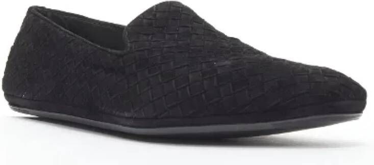 Bottega Veneta Vintage Pre-owned Suede flats Zwart Dames