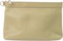 Bottega Veneta Vintage Stijlvolle tweedehands leren clutch Beige Dames - Thumbnail 1