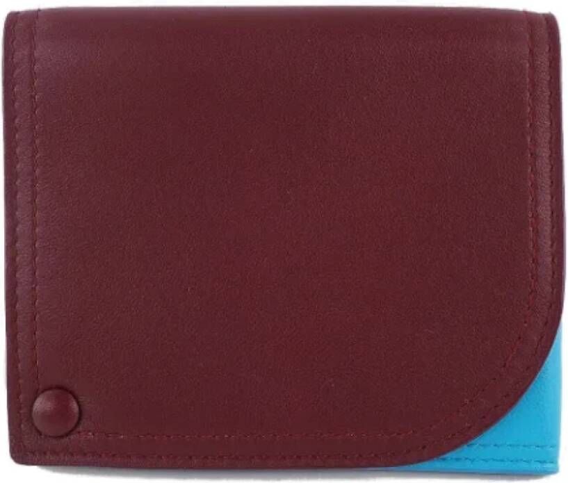 Bottega Veneta Vintage Stijlvolle tweedehands leren portemonnees Bruin Dames