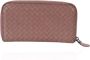 Bottega Veneta Vintage Tweedehands Bruin Leren Bottega Veneta Portemonnee Bruin Dames - Thumbnail 1