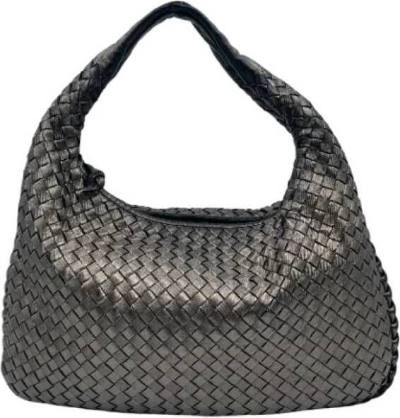 Bottega Veneta Vintage Tweedehands handtas Grijs Dames