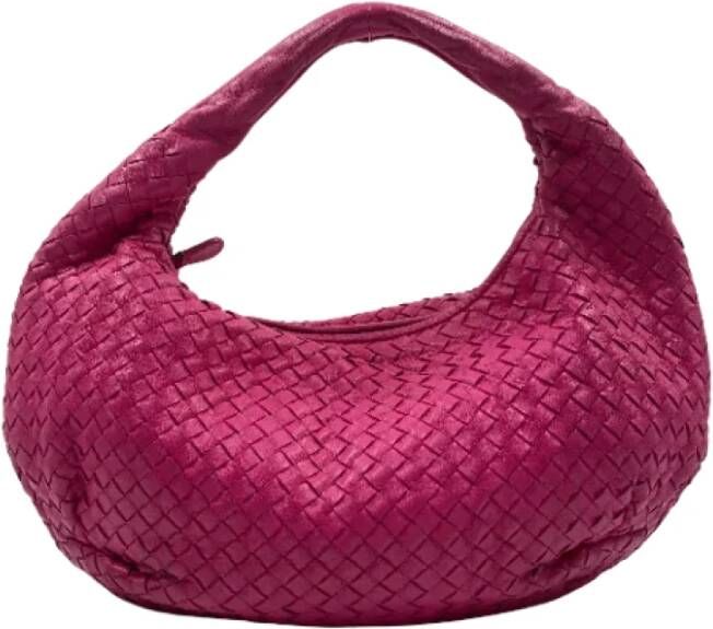 Bottega Veneta Vintage Tweedehands handtas Roze Dames