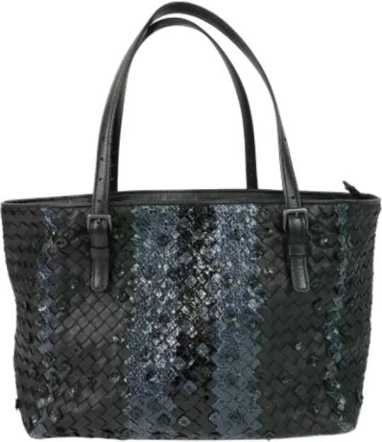 Bottega Veneta Vintage Tweedehands handtas Zwart Dames