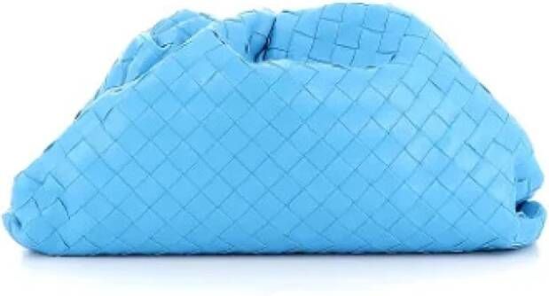 Bottega Veneta Vintage Tweedehands koppeling Blauw Dames