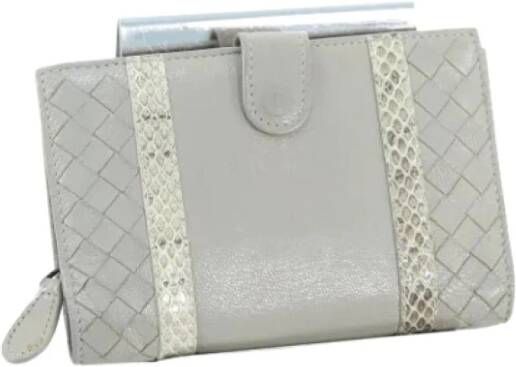 Bottega Veneta Vintage Tweedehands portemonnees Beige Dames
