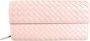 Bottega Veneta Vintage Tweedehands Roze Leren Intrecciato Portemonnee Roze Dames - Thumbnail 1