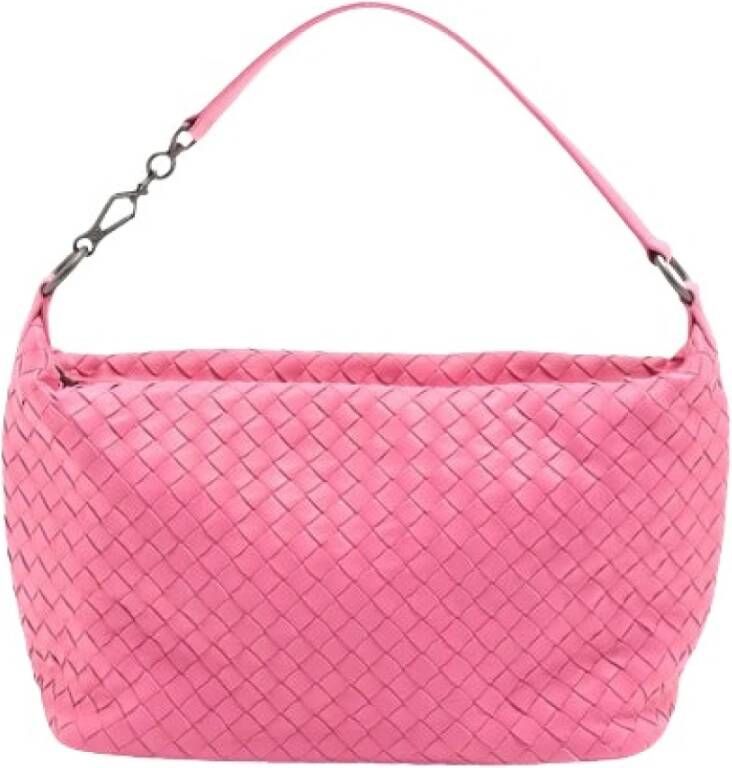 Bottega Veneta Vintage Tweedehands tas Roze Dames