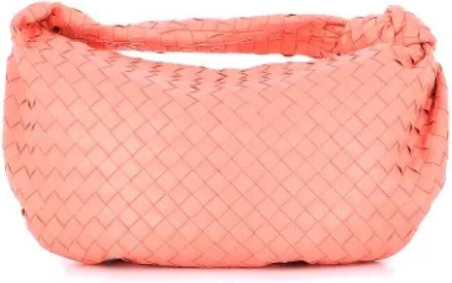 Bottega Veneta Vintage Voldoende lederen handtassen Roze Dames