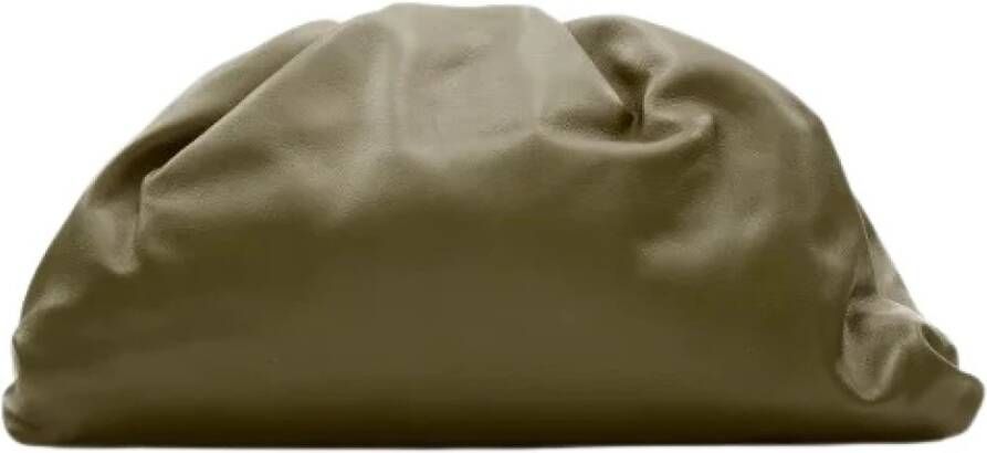 Bottega Veneta Vintage Voldoende lederen klauwen Groen Dames