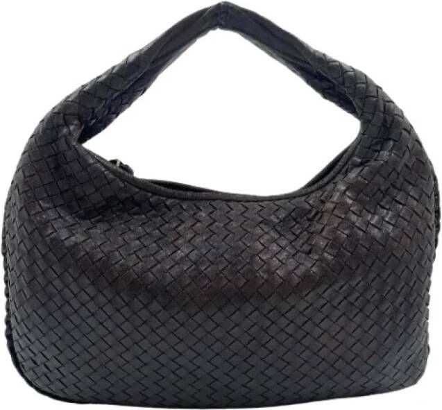 Bottega Veneta Vintage Voldoende lederen schouderzakken Bruin Dames