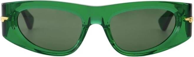 Bottega Veneta Vintage Zonnebril Groen Dames