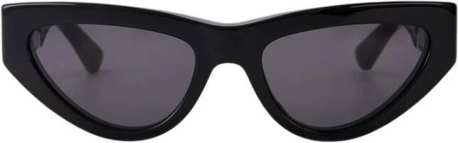 Bottega Veneta Zwarte Cat-Eye Zonnebril voor Dames Black Dames