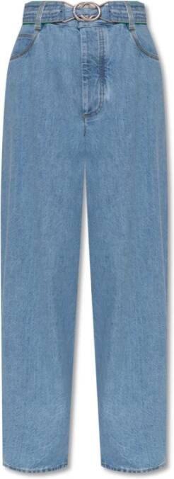 Bottega Veneta Wide-legged jeans Blauw Dames