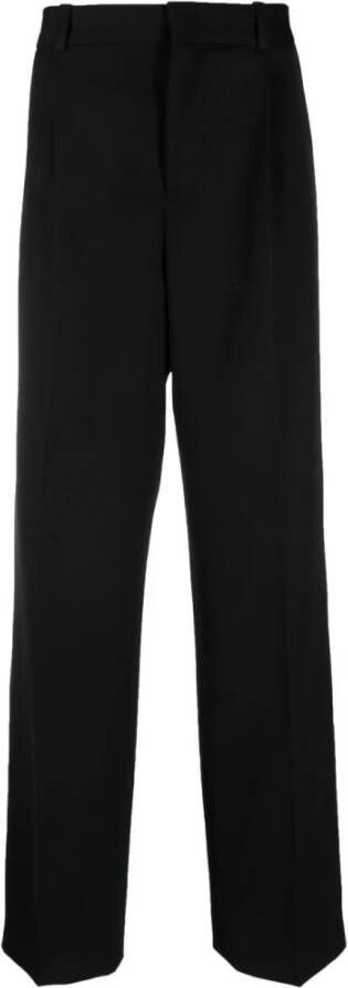 Botter Straight Trousers Zwart Heren