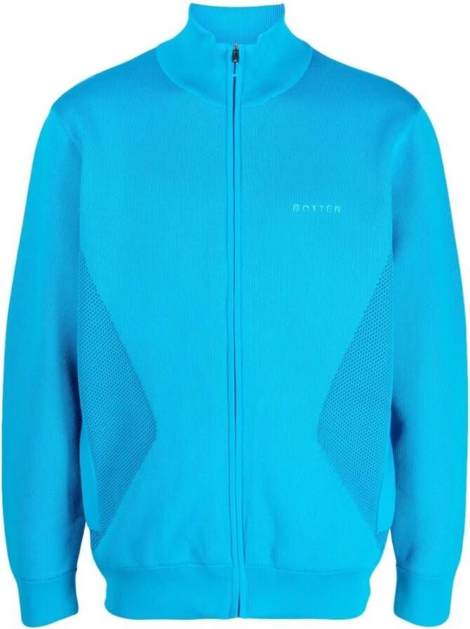 Botter Sweater met rits Blauw Heren