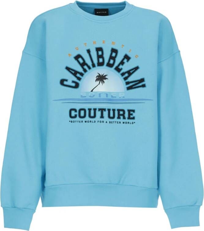 Botter Sweatshirt Blauw Heren