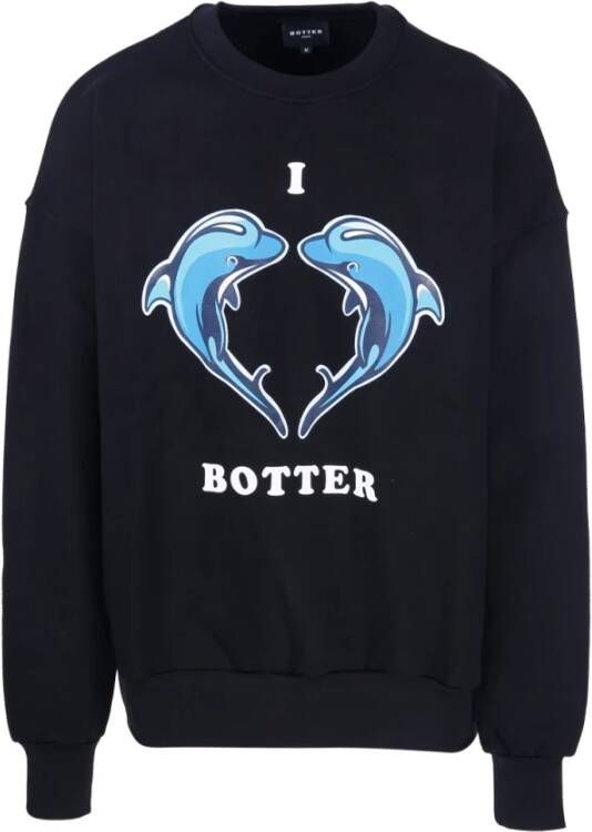 Botter Sweatshirts Zwart Heren